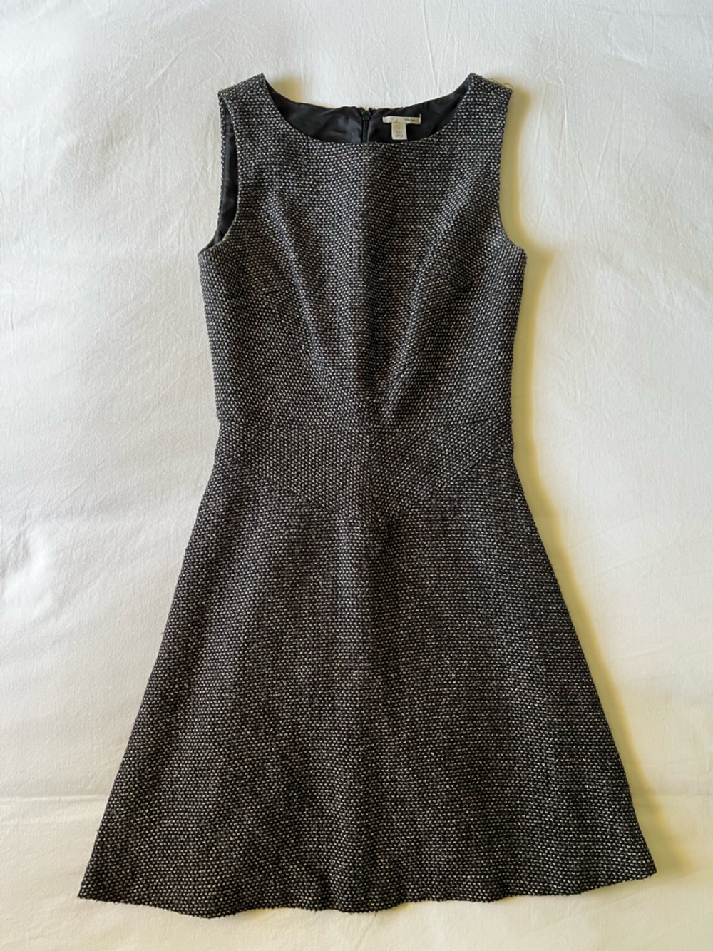 Textured Knit Tweed Dress